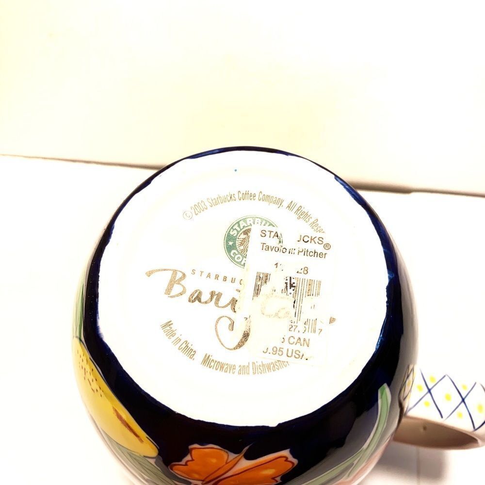 ☘️HP☘️ 2003 Starbucks Tavolo lll Pitcher - Picture 6 of 7